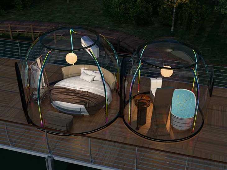 Geodesic Dome House Outdoor For 10-14 People